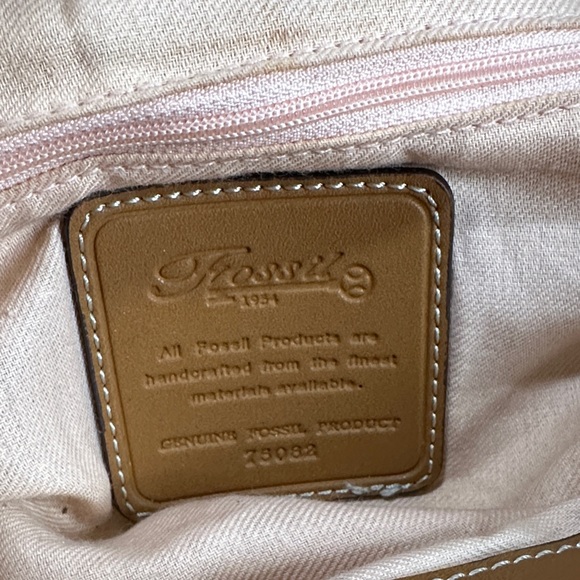 Fossil Green and Brown Shoulder Bag - Picture 2 of 6